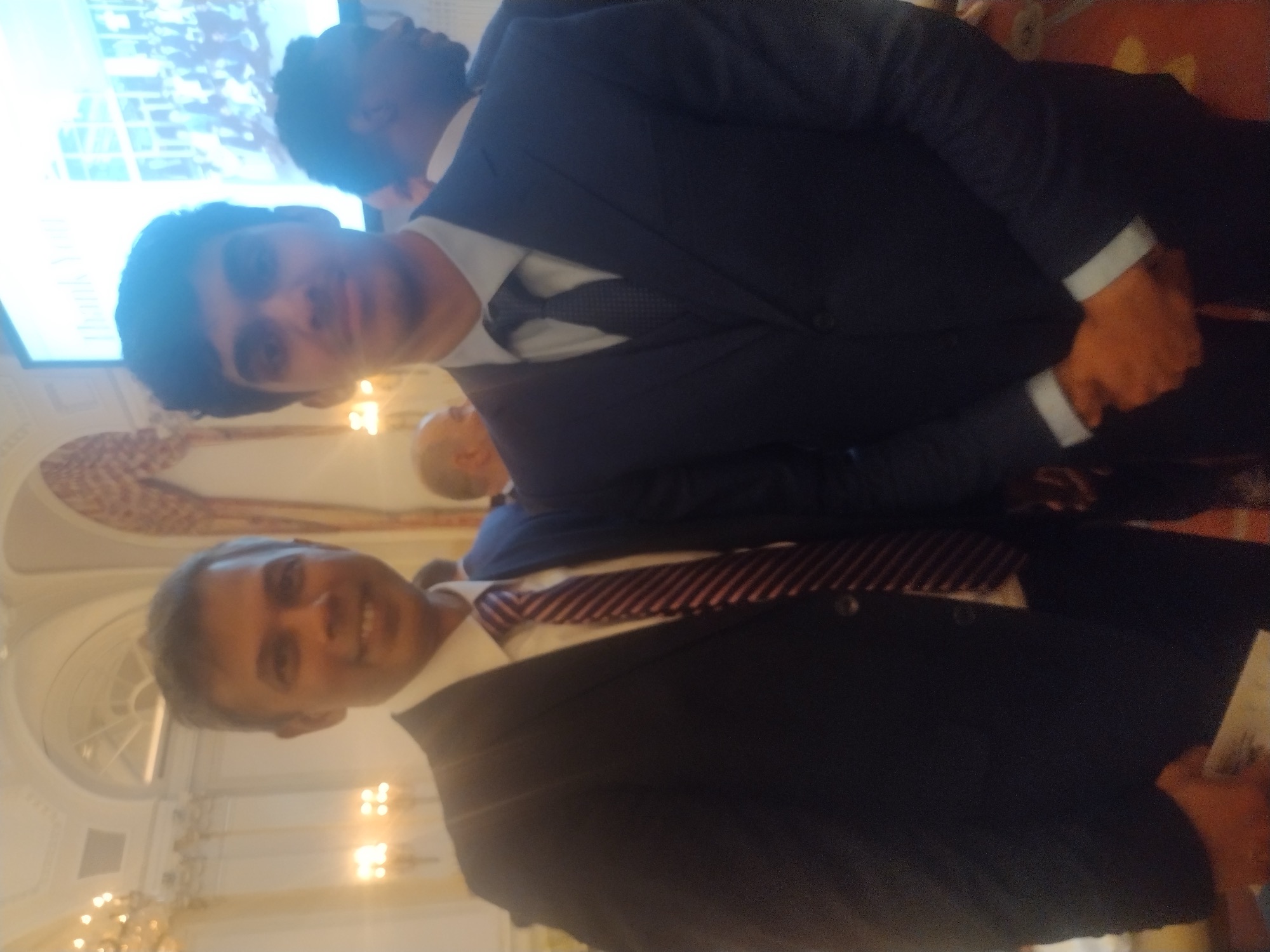 Siddharth Sazzala at dinner with a Managing Director at Goldman Sachs