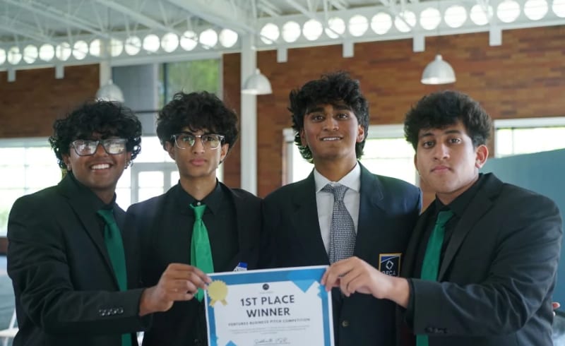 The first place team
