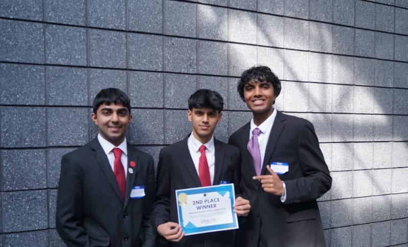 The second place team